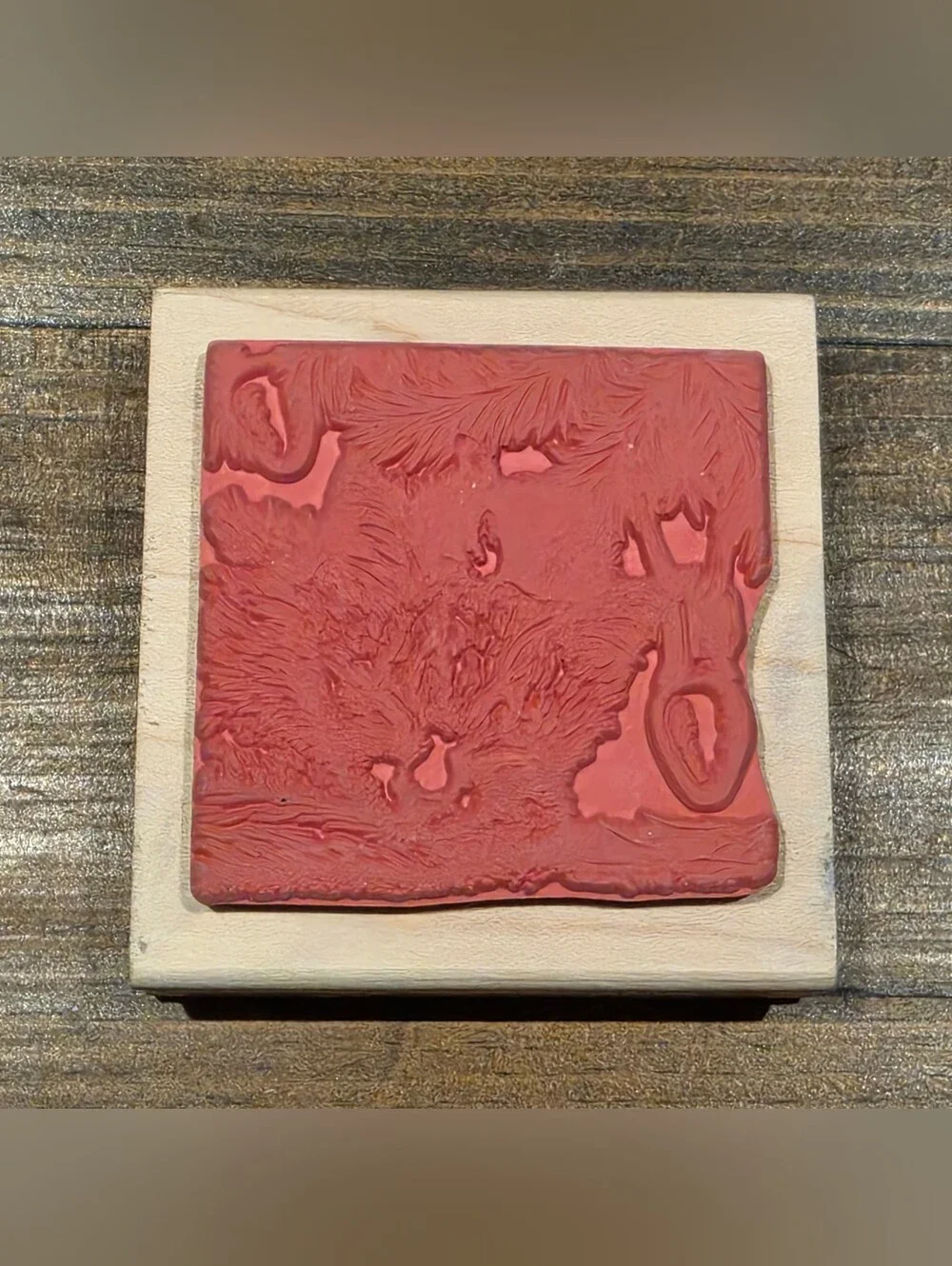 Stampabilities Kitty Snuggle HM1002 Wooden Rubber Stamp